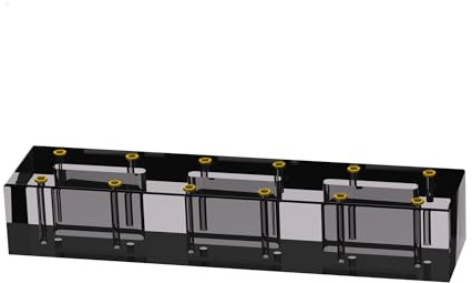 MageRabbit dartställ, darthållare, stabilt dartstativ med flygförvaring, kompakt och hållbar tillbehörsorganisatör, dartstativ för 12 dartpilar, svart, 17 x 4 x 2.9 cm, Sportig