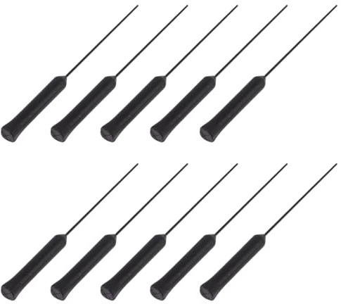 Reinigungsstäbe für Hörgeräte 10 Stück aus Pvc, Schwarz, Tragbar | Reinigung von Ohrstöpseln, Reinigungswerkzeug für Belüftungsöffnungen, Hörgeräte Zubehör