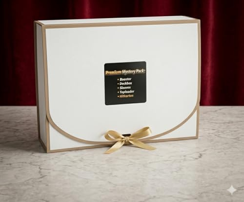Premium Sammelkarten Trading Card Box/TCG – 8 Originale Booster + Zubehör & garantierte, hochwertige Hit-Karten im Standardformat