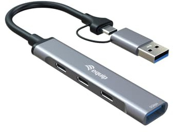 4-Port USB-C3.2-Hub-3xUSB-C/ USB-A USB-A Adapt.10Gbps