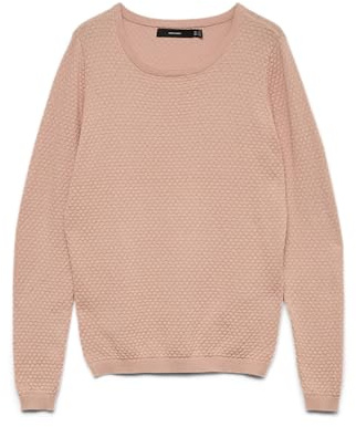 VERO MODA VMCARE Structure LS O-Neck BLOU NOOS