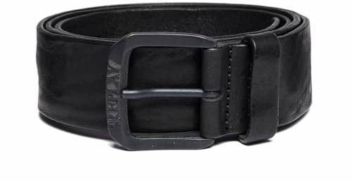 Replay Herren Gürtel aus Leder, Black 098 (Schwarz), 105