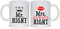 thedifferent Tassen Mr. Right Mrs. Always Right – 2 Tassen Tee / Milch – Geschenkidee