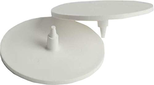 Don Last Man Stands Bowlers Markers White Spiked Plastic Bowling Accessory 7.50 - Pack of 10