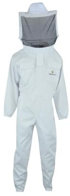 Imkeranzug Classic für Erwachsene in weiß S M L XL XXL XXXL aus Baumwolle für Herren Damen Imker, L