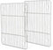 HaWare Cooling Rack Set of 2, Stainless Steel Wire Grill Rack for Oven Cooking Roasting Drying, 29.8 x 22.9 x 1.5cm, Baking Tray Rack for Cake/Meat/Cookie, Healthy & Dishwasher Safe