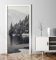MyMaxxi - Tür bekleben mit Türtapete Türposter Türfolie Selbstklebend 90x200 See im Winter - Tür verschönern Türaufkleber Türklebefolie Schnee See Wald weiß