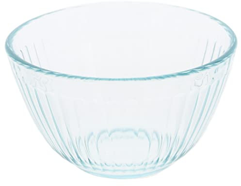 Pyrex 7401 3-Cup Sculpted Glass Mixing Bowl