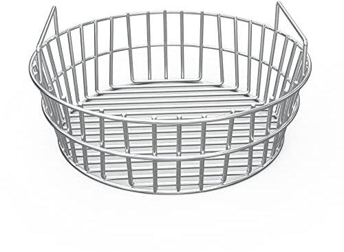 only fire Stainless Steel Charcoal Ash Basket for Char-Griller Akorn Kamado Kooker Charcoal Barbecue Grill