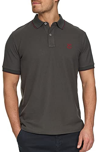Indicode Herren Wallo Zeitloses Poloshirt aus 100% Baumwolle mit Polokragen | Klassisches Herrenshirt aus weicher Baumwolle, Polohemd, Kurzarmhemd, Sommershirt, Freizeitshirt, Baumwollshirt für Männer