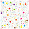 murando PREMIUM Vlies Tapete Deko Panel Fototapete Wanddeko 10 m Tapetenrolle Mustertapete Wandtapete modern design Dekoration - Punkte Dots bunt Kinderzimmer e-B-0021-j-a