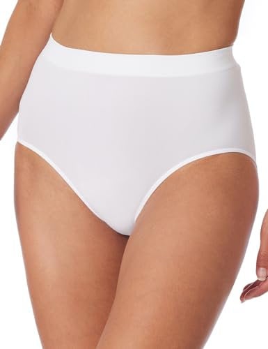 Schiesser Damen Maxislip Nahtlos - Classic Seamless Unterwäsche, Weiss_181108, XL EU