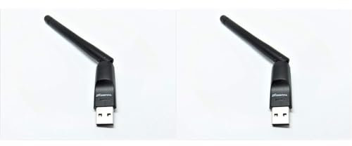 Ralink WiFi Dongle für Mag 250 254 255 260 270 275 RT5370 Chipsatz WiFi Dongle für viele Set-Top-Boxen, (Standard Gain) (Packung mit 2)