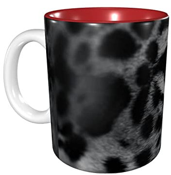 Tazas De Café 330ml, Ojo De Leopardo De Las Nieves Taza De Regalo Con Mango Tazza Di Latte Decorativas Tazas De Vajilla, Para Cocina, Oficina, Café