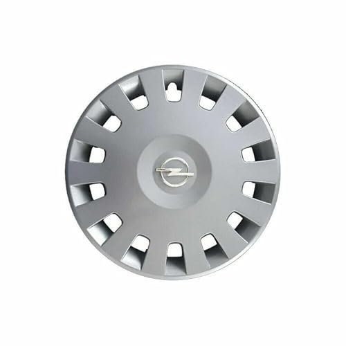 Kit mit 4 anpassbaren Radkappen – für OPEL Corsa Comfort (Chrom-Logo) – Durchmesser 14 Zoll