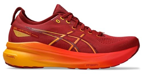ASICS Herren Gel-Kayano 31 Laufschuhe, Cranberry/Habanero, 44 EU