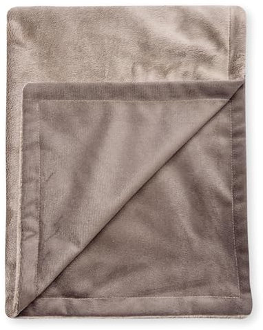 4L Textil Hundedecke flauschig für kleine Hunde und Katzen Katzendecke Hundedecke für unterwegs Kuscheldecke Hund Katzen Kuscheldecke Hundedecke Sofaschutz waschbar braun 60x40