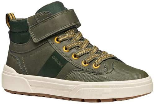 Geox J WEEMBLE BOY Sneaker, Military, 4 UK