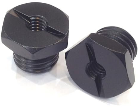 2x Aluminum Alloy 1/4 To 5/8 Laser Level Meter Hexagonal Adapter Screws Camera Tripod Laser Strong Light Mark-ing Line Instrument Projector Switch Transfer Screw Photography Parts