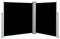 Gecheer Auvent Latéral Rétractable Noir 140 x 600 cm, Paravent Extérieur Store latéral, Protection de l'intimité et Vent, Abri Solaire Extensible Brise Vue pour Balcon Terrasse