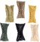 NIYANGLE 6pièces Élastiques Large Bandes à Cheveux Accessoires Pratiques Pour Chignons Et Queue De Cheval Parfaits Pour Cheveux Épais Et Foncé Lac Herbe