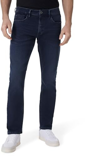HERO BY JOHN MEDOOX Portland Denim Herren 5-Pocket-Jeans Straight Fit Denim/Jeans clean wash gerade lang