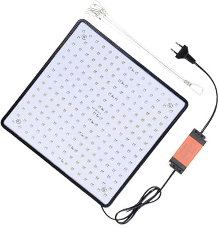 iplusmile 1Satz Dimmbare LED Pflanzenlampe Für Indoor Anbau Vollspektrum Wachstumslicht Mit Aufhängung Für Gemüseanbau Und Zimmerpflanzen Einfache Installation Und Anpassung