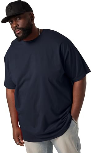 STHUGE T-Shirt, Halbarm, Oversized Navy blau XL 824720130-XL
