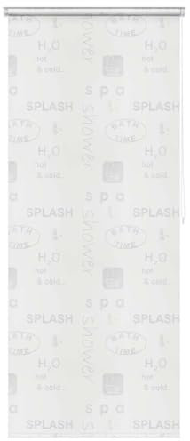 AJJHUUKI Bathroom Accessories-Shower Curtains-Shower Roller Blind 120x240 cm Splash