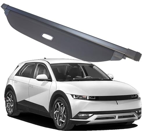 Hinten Stamm Vorhang Badehose Partition Abdeckung Leinwand Hutablage Innen Modifikation Panel Für Hyundai IONIQ 5 2024,Auto Zubehör
