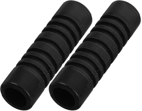 Coffee Machine Steam Wand Sleeve 9.5mm Rubber 2pcs Black | Heat Protection Cover, Home and Professional Cafés, Convenient Daily Cleaning