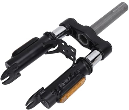 VETESHENM Fourche Avant de Scooter électrique de 15 Pouces, Fourche d'amortisseur avec Miroir réflecteur, Fourche à Suspension Avant Universelle pour la Plupart des Scooters électriques,