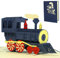 LINPOPUP®, LIN17345, Pop - Up - Karte - Lokomotive - Zug - Geburtstagskarte, Grußkarte Lokomotive, Gutschein Eisenbahn, Reise Gutschein, Oldtimer, Dampflokomotive, N228