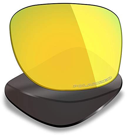 Mryok Lentilles de rechange pour Oakley Holbrook OO9102-55mm - Options, Anti-corrosion de l'eau de mer polarisée - Or 24 carats, Taille unique