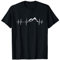 Herzschlag Berge Wandern Puls Ekg Bergsteiger T-Shirt
