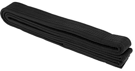 Perfeclan Kampfsportgürtel Karate Judo Gürtel, 280 x 3,85 cm, Schwarz