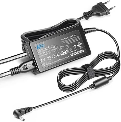 KFD 12V Netzteil Ladegerät Ladekabel für Medion E2291 E2292 E2293 E3212 E3216, Trekstor SURFBOOK C11 C11B E11B, Jumper EZpad 6 pro Ezbook X3 X4 Chuwi HeroBook AeroBook Ubook LapBook, iOTA 2320 Laptop