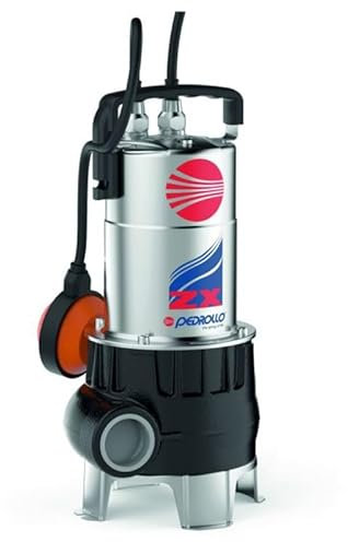 Pompe de relevage Pedrollo ZXm1B40 0,50 kW jusqu'à 21 m3/h monophasé 220V Bleu Industrielle Fonte, Inox