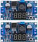 Weewooday 2 Pieces Adjustable LM2596S DC-DC Buck Converter Reduced Voltage Regulator Power Supply Module 36V 24V 12V to 5V 2A Voltage Stabilizer with Digital Voltmeter Display
