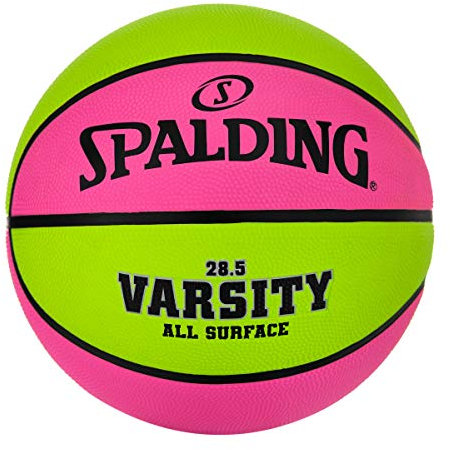 Spalding Varsity Basketball, 72,4 cm, Rosa/Grün