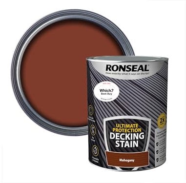 Ronseal Ultimate Protection Decking Stain Rich Mahogany 5L