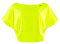 WINSHAPE Damen Functional Light Cropped Dance-top Dt104 T-Shirt, Neon-gelb, XL EU