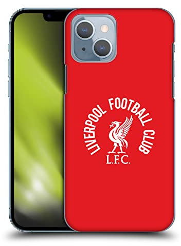 Head Case Designs Offizielle Liverpool Football Club LFC Weiss Und Rot Liver Bird Harte Rueckseiten Handyhülle Hülle Huelle kompatibel mit Apple iPhone 14