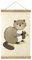 YBEL Biber Scroll Poster Stoff Bild Kunst Holz DIY Rahmen Hängende Druck Aufhänger für Raumdekoration Öl Leinwand Kit Geschenk