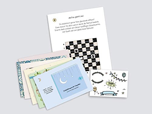 Unlock Your Gift Rätsel-Set - FORTGESCHRITTENE- Geschenk-Set, Rätsel Geschenk, DIY Rätsel Verpackung