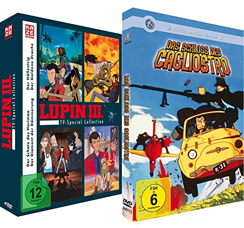 Lupin III. - TV-Special - Collection - [DVD] & Lupin III. - Das Schloss des Cagliostro - [DVD]