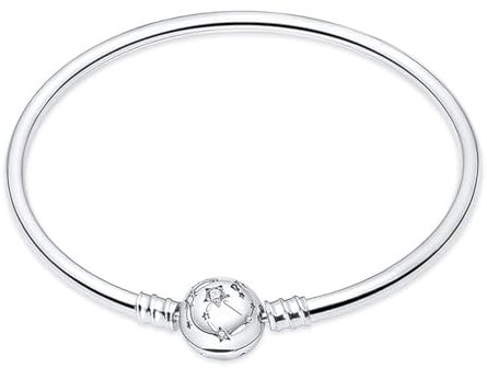 Pandach Armband Damen 925 Sterling Silber, Armbänder Moments Schlangen-Gliederarmband Armkette Valentinstag Muttertag Geburtstags Weihnachten Geschenk für Frauen Freundin Mama