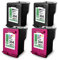 EuroPro Patronen 4X kompatibel für HP 3700 3720 3730 3732 ersetzt HP 304XL CMYK Schwarz Blau Rot Gelb