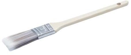 Fit For The Job 1 inch Diamond Cutting In Brush DIY Paint Brush For A Smooth Finish Painting with Emulsion, Gloss and Satin Paints on Walls, Ceilings, Furniture, Wood & Metal, 1 25mm