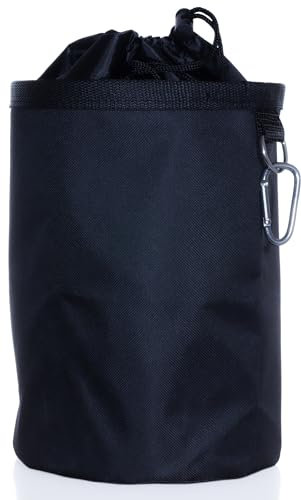 YoiYee Waterproof Small Peg Bag, Hanging Clothespin Storage for Indoor/Outdoor Use, Weather-Resistant Laundry Basket with Strap & Hook, Holds Clips for Washing Clothesline